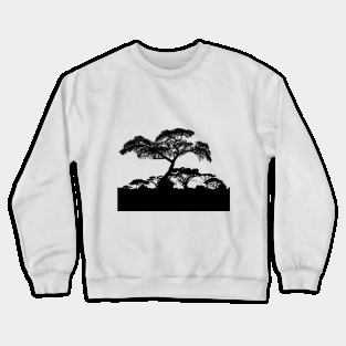 African Savannah Silhouette Crewneck Sweatshirt